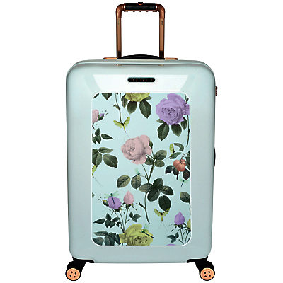 Ted Baker Distinguished 4-Wheel 69.5cm Medium Suitcase, Green Ted Baker Distinguished 4-Wheel 69.5cm Medium Suitcase, Green